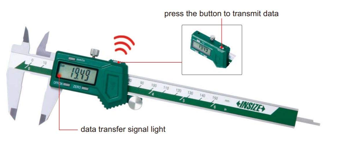 Digital Caliper (builtin data transfer)